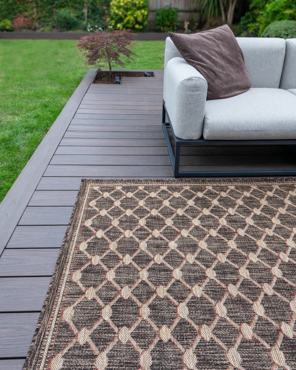 SUMAC Indoor Outdoor SUM105 Brown Rug - Image 7