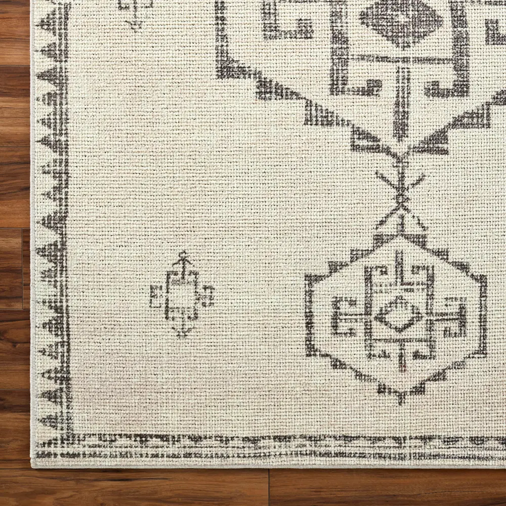 Solana Becki Owens X Livabliss Global Berber Ivory/Black Rug - Image 5
