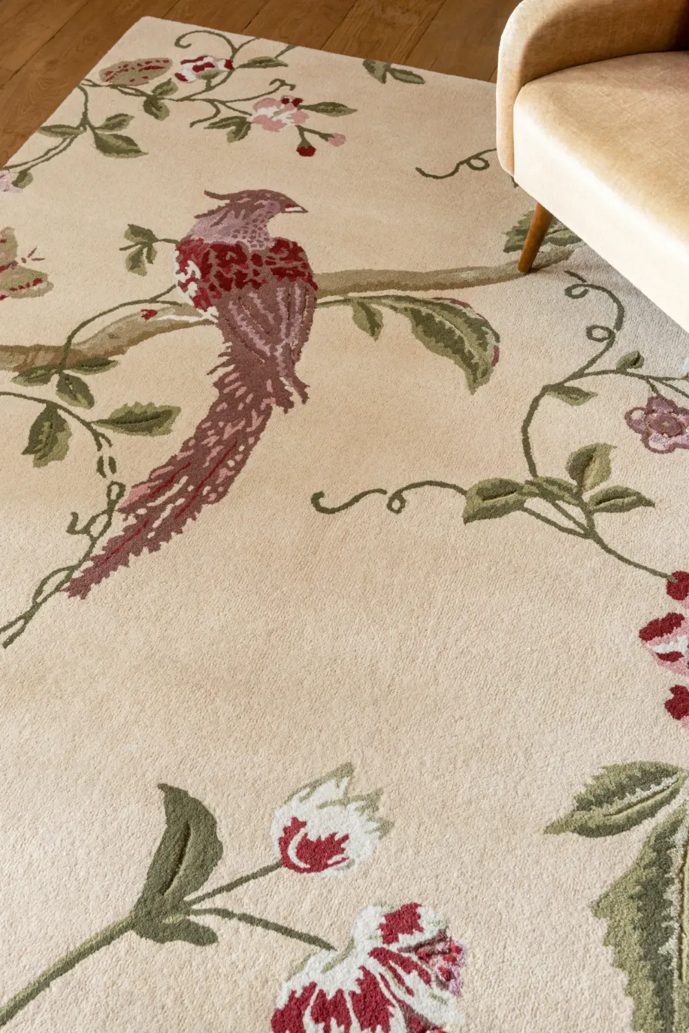 Summer Palace Laura Ashley Cranberry/Grape 081200 Rug - Image 3
