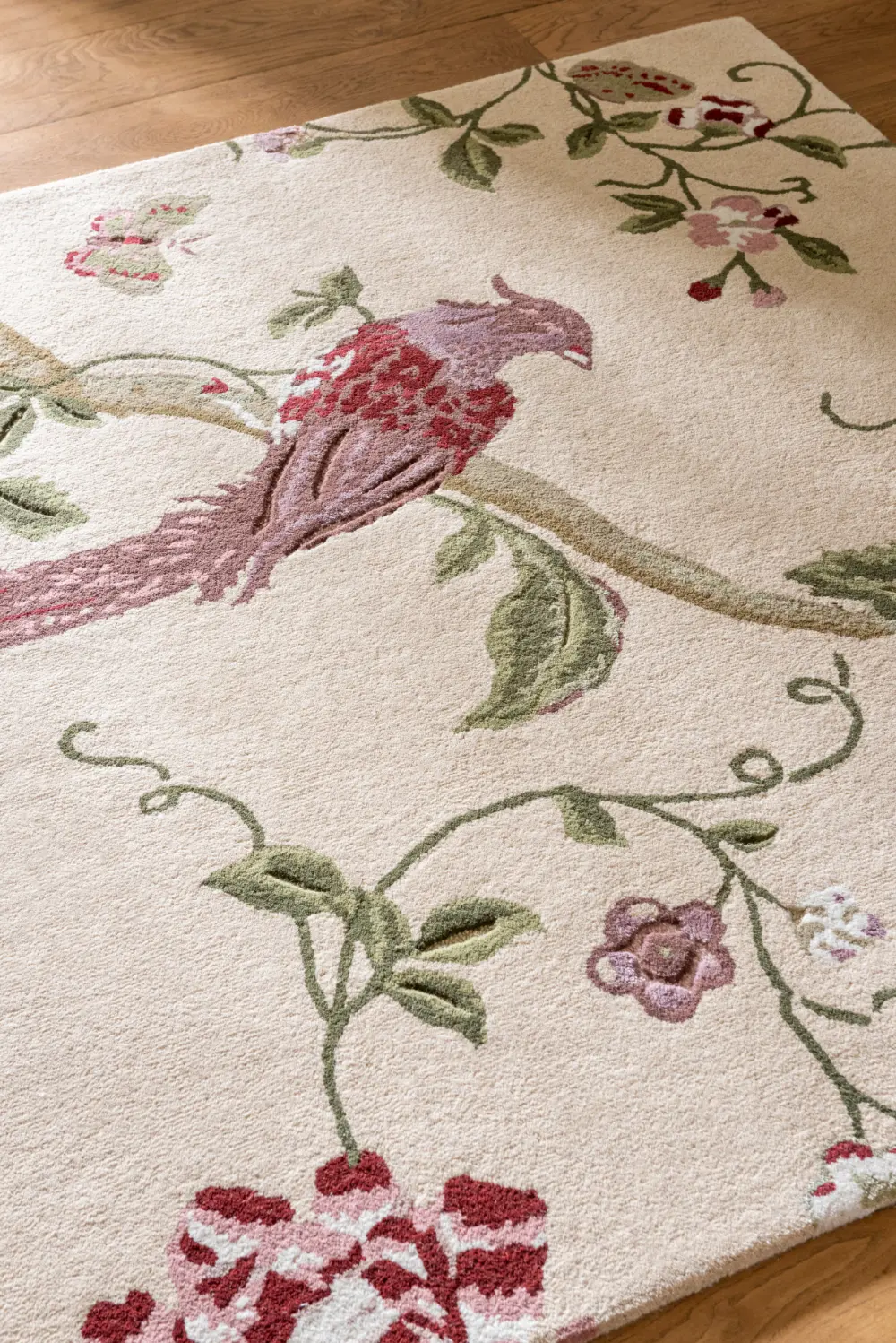 Summer Palace Laura Ashley Cranberry/Grape 081200 Rug - Image 6