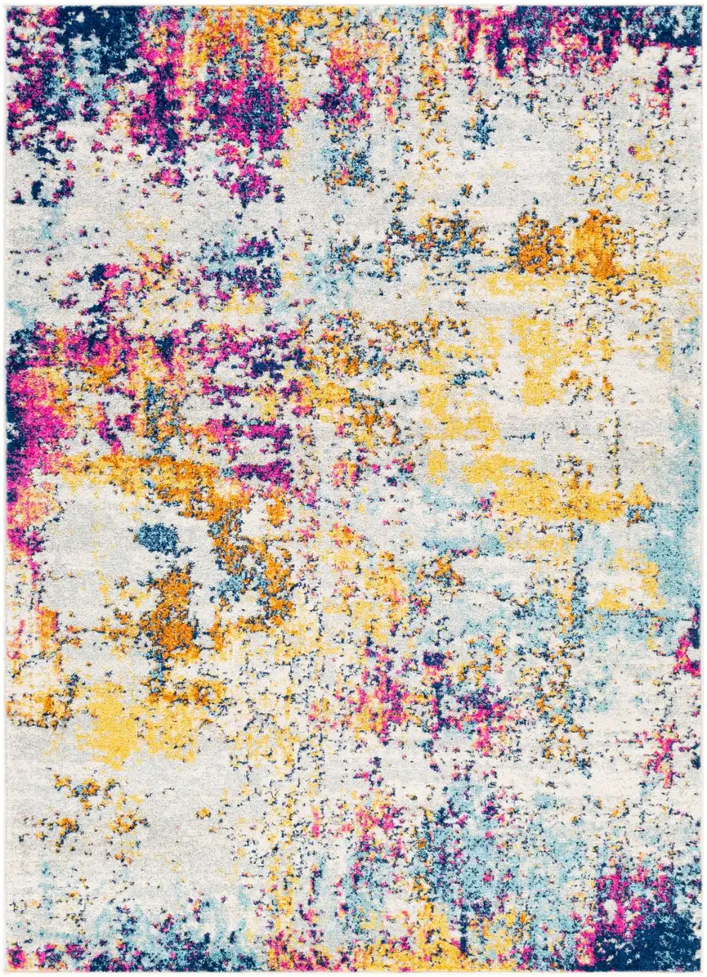 Sarah Abstract Rug Abstract Modern Marble Medium Grey Rug - Image 4