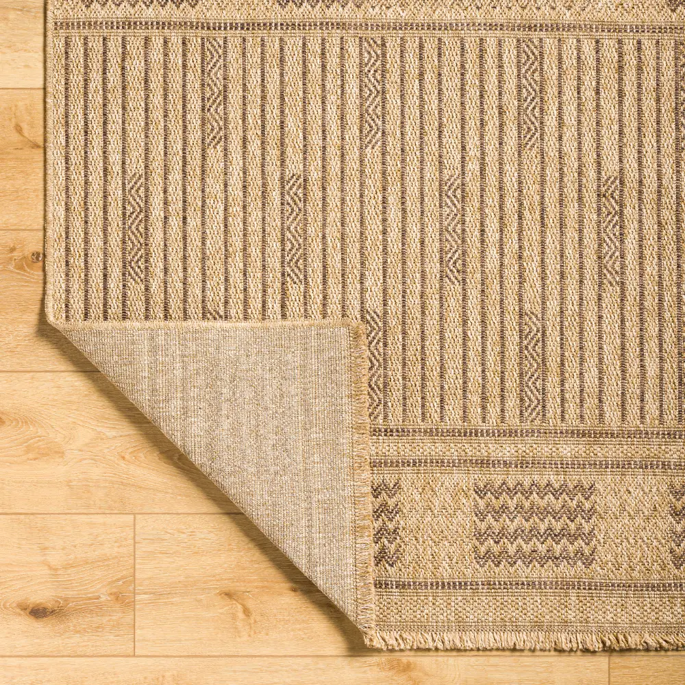Sunny In- & Outdoor Cottage Jute-Look Dark Brown Rug - Image 4