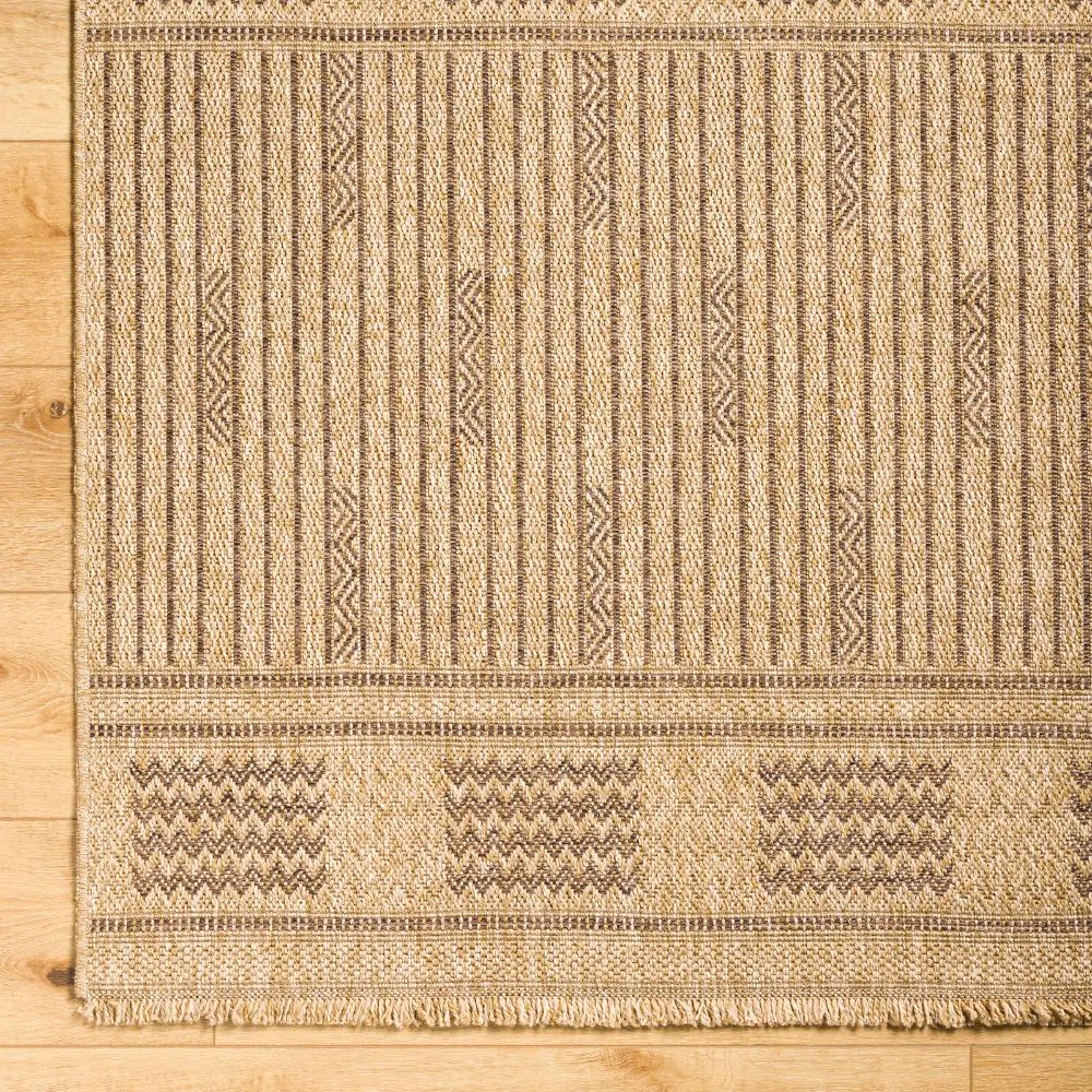 Sunny In- & Outdoor Cottage Jute-Look Dark Brown Rug - Image 5