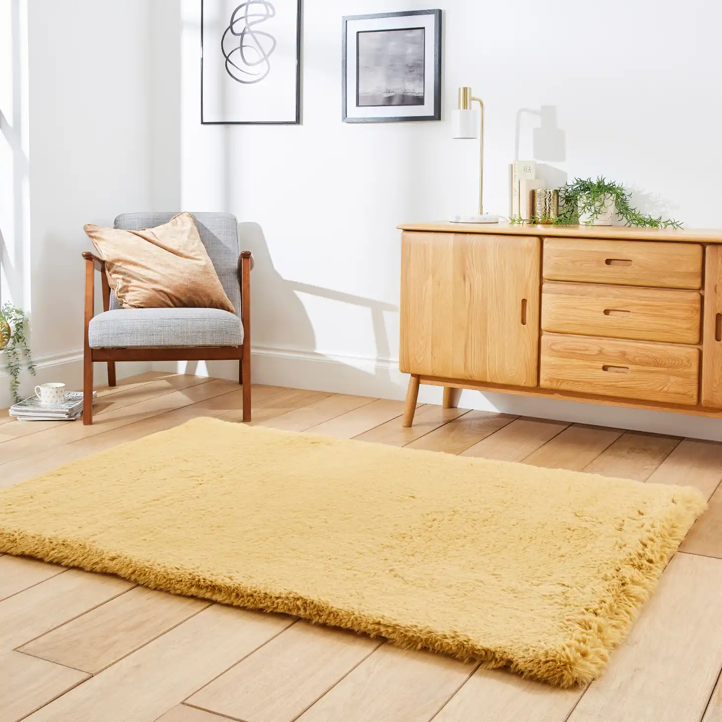 Super Teddy Mustard Rug - Image 4