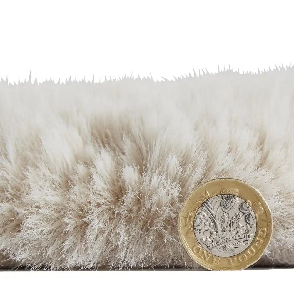 Super Teddy Sheepskin Beige Rug - Image 7