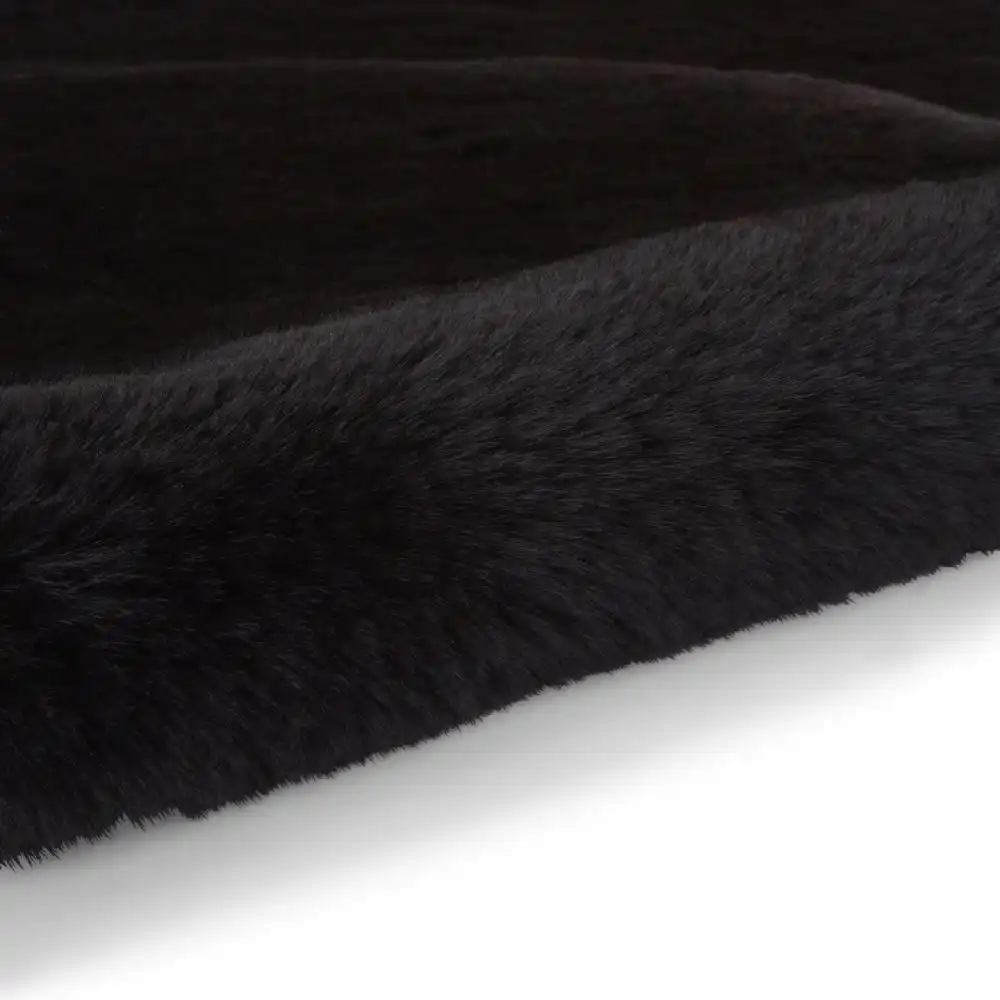 Super Teddy Sheepskin Black Rug - Image 6