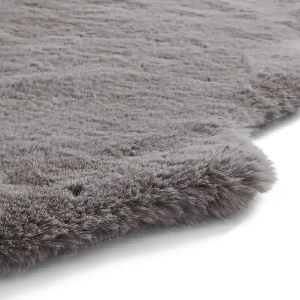 Super Teddy Sheepskin Grey Rug - Image 7