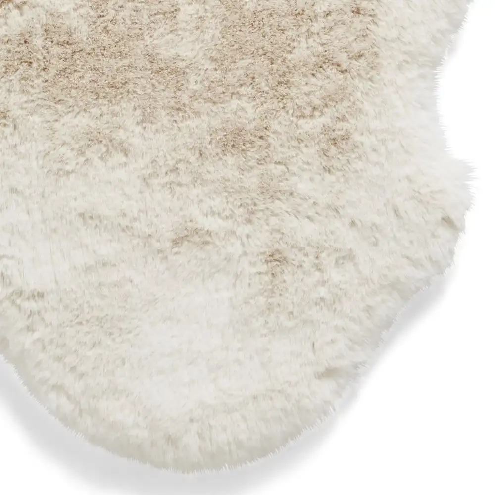 Super Teddy Sheepskin Ivory Rug - Image 4