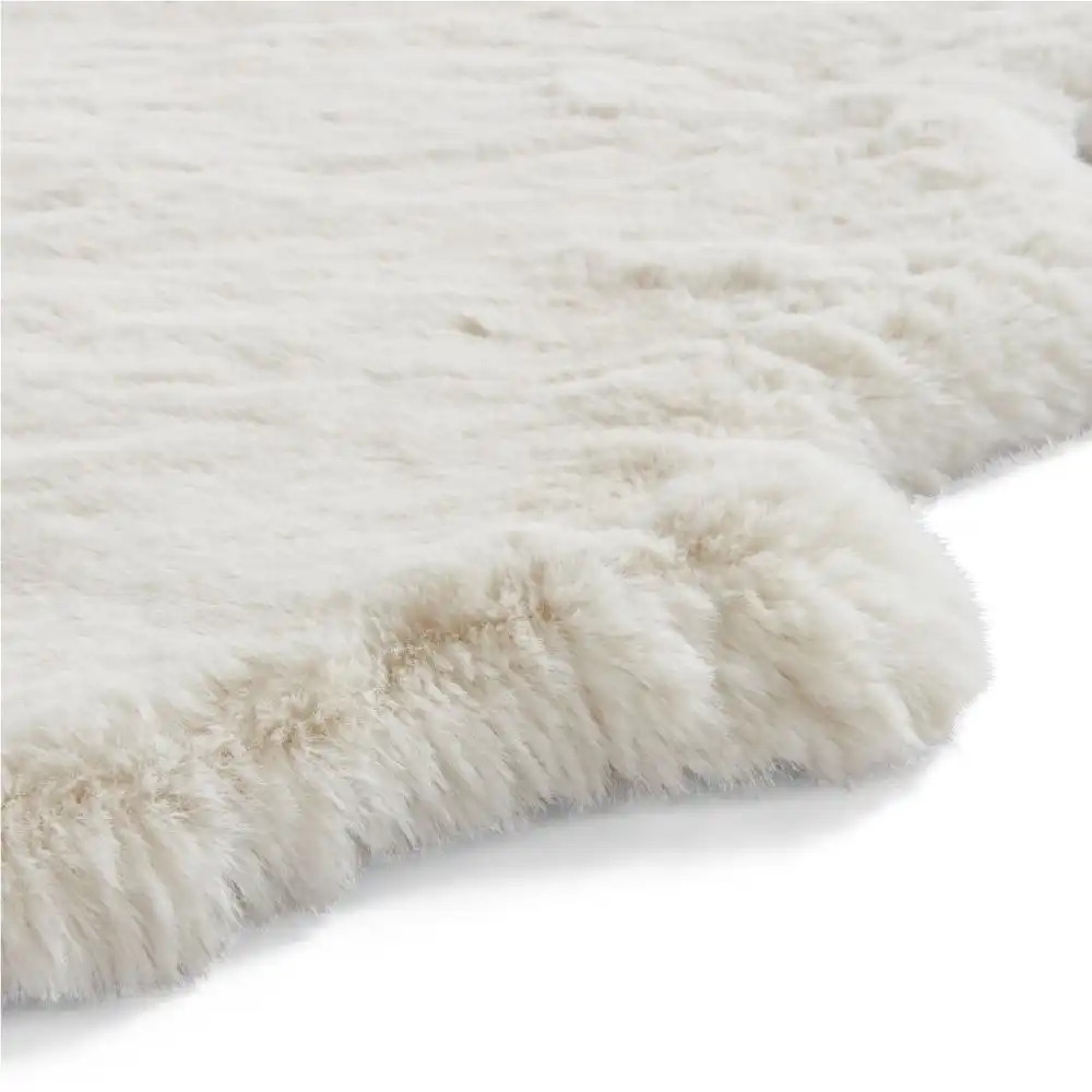 Super Teddy Sheepskin Ivory Rug - Image 5