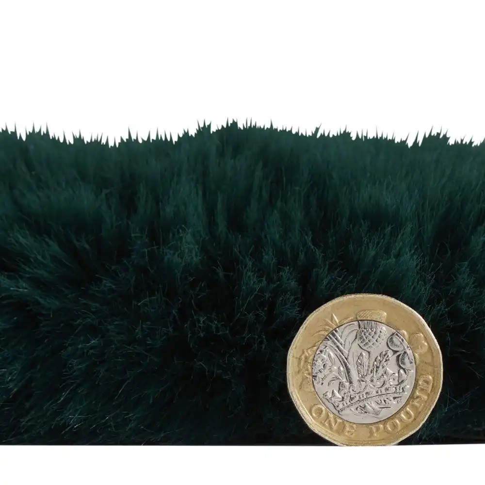 Super Teddy Sheepskin Jewel Green Rug - Image 5