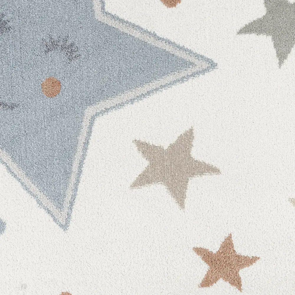 Supermama Kids Machine Washable Multicolour/Blue BedroomRug - Image 2