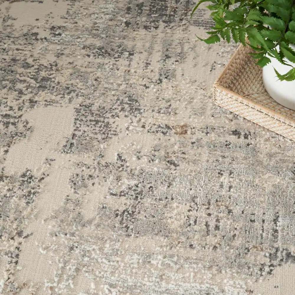 Sustainable Trends SUT04 Beige Grey Rug - Image 4