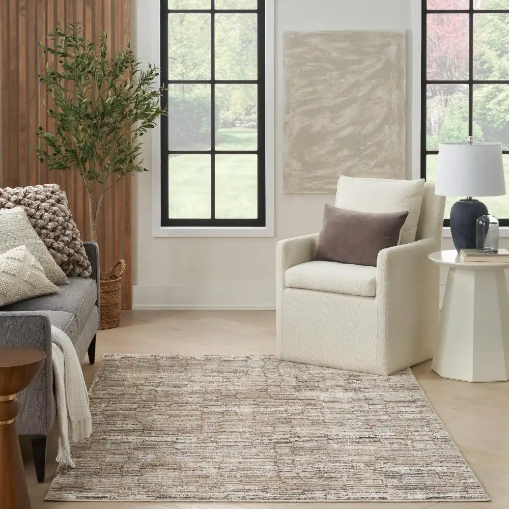 Sustainable Trends SUT06 Ivory Mocha Rug - Image 3