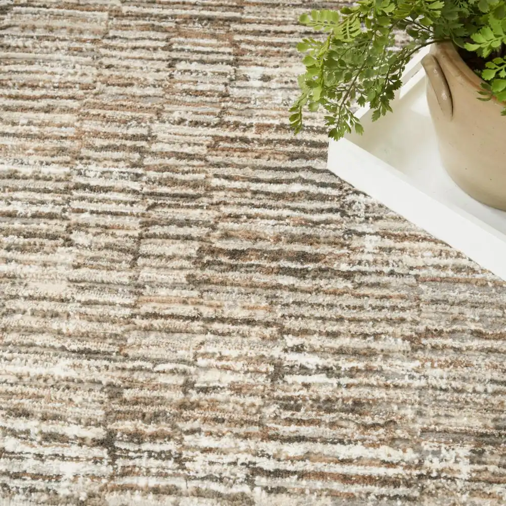 Sustainable Trends SUT06 Ivory Mocha Rug - Image 5