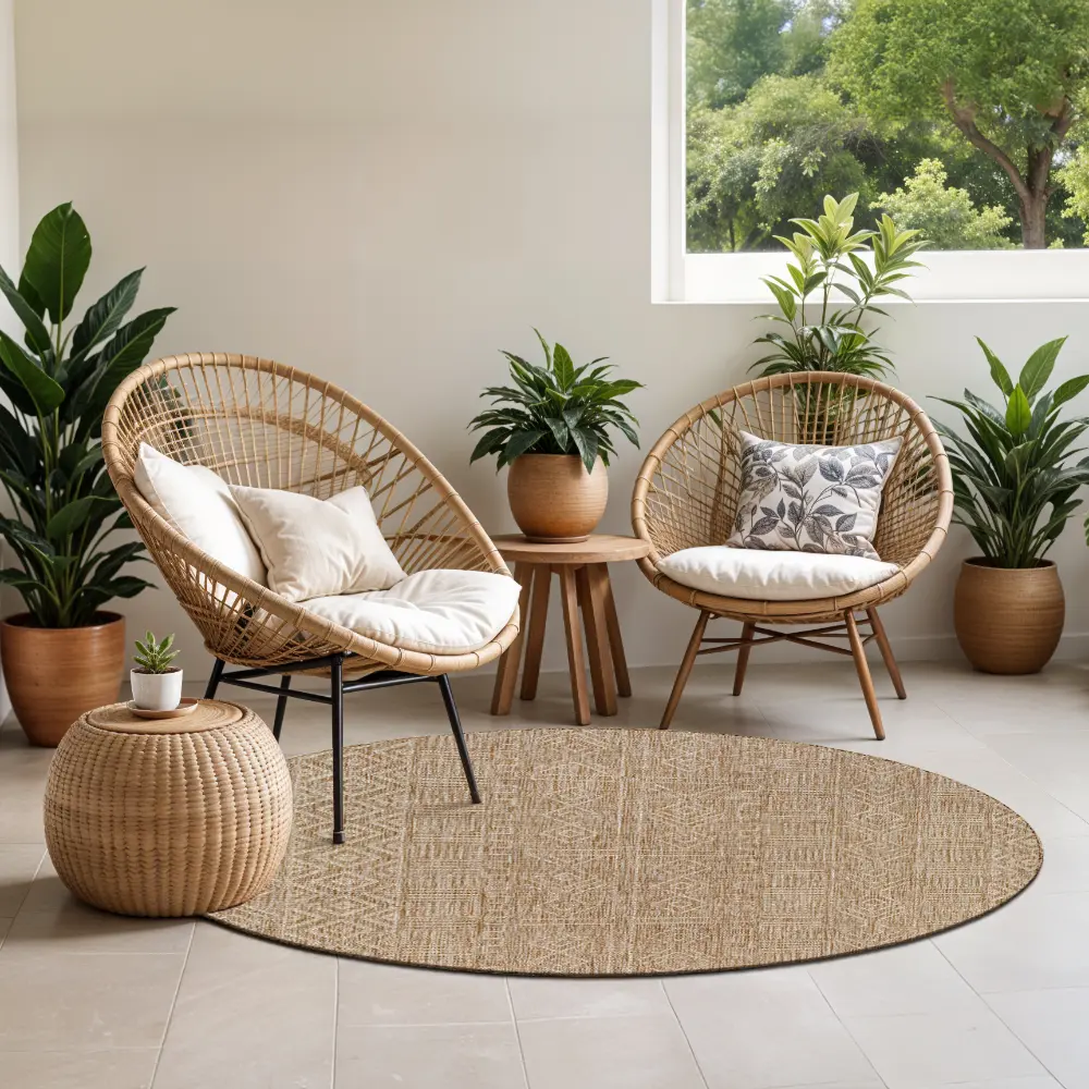 Sweta In- & Outdoor Global Brown Rug - Image 5