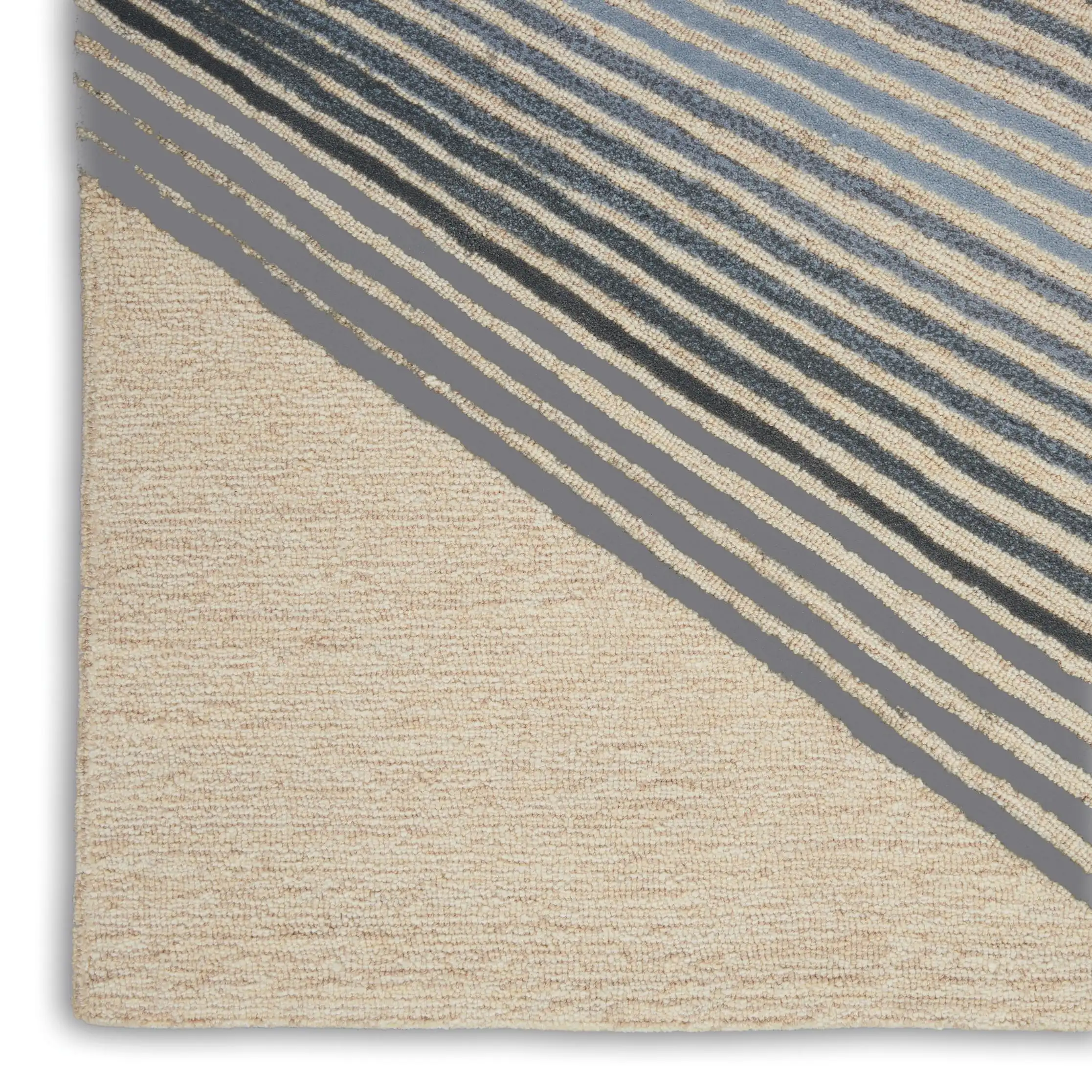 Symmetry SMM06 Ivory Grey Rug - Image 3