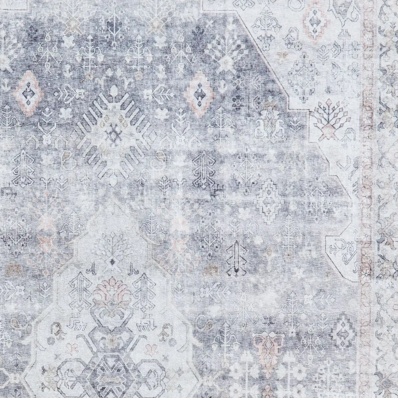 Tabriz Washable H1156 Grey Rug - Image 3