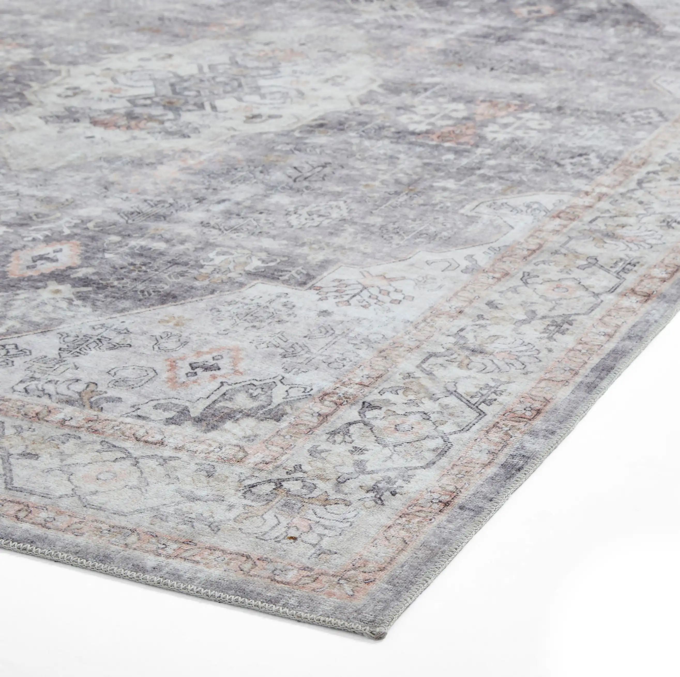 Tabriz Washable H1156 Grey Rug - Image 5
