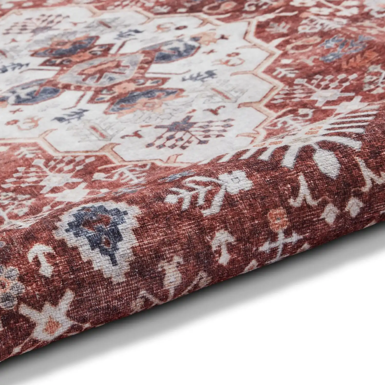 Tabriz Washable H1156 Red Rug - Image 4