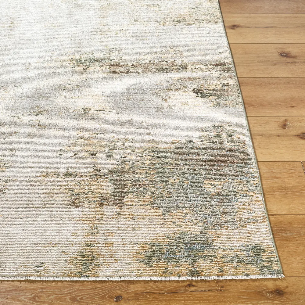 Myrtle Avenue III Galey Alix X Livabliss Abstract Modern Marble Cream Rug - Image 5