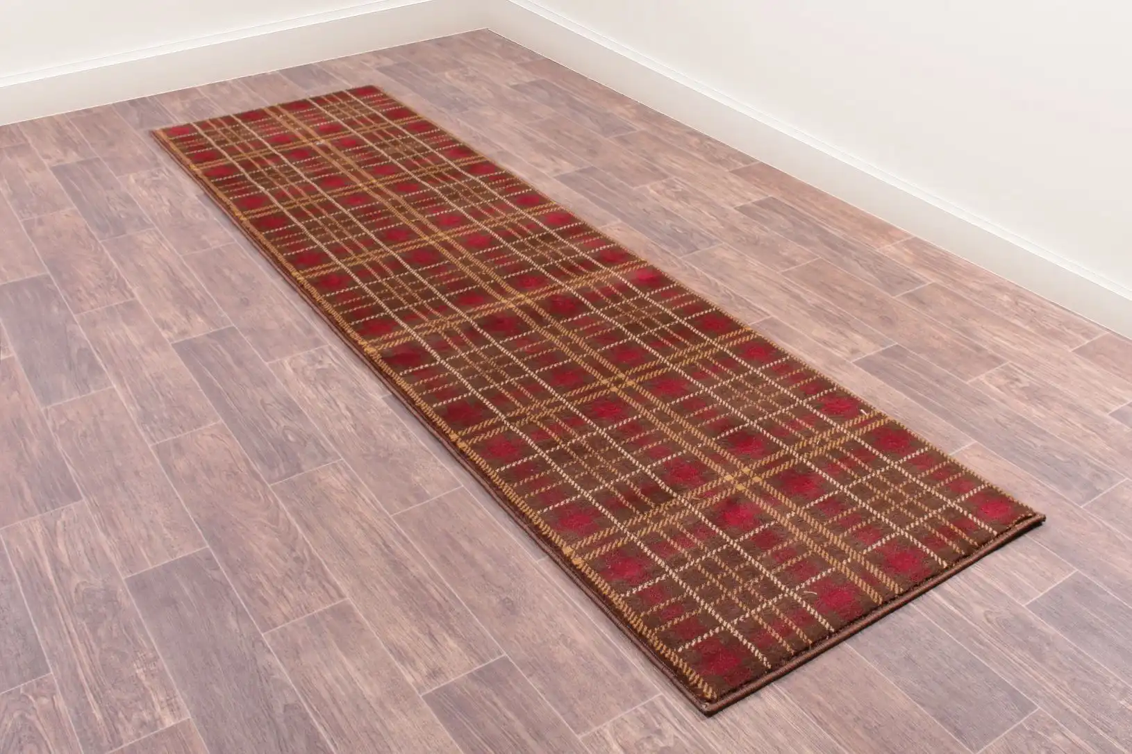 Tartan Brown Rug - Image 4