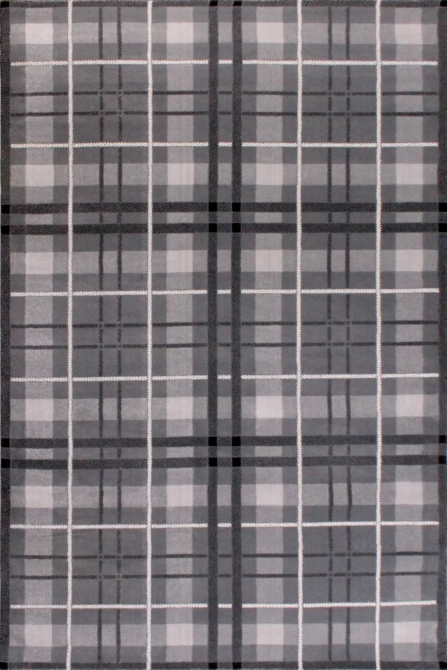Tartan Grey Rug - Image 2