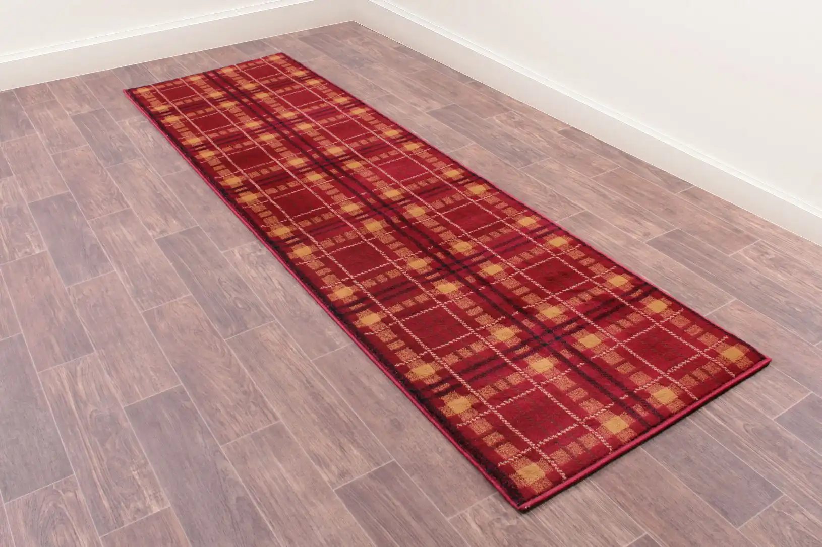 Tartan Red Rug - Image 4