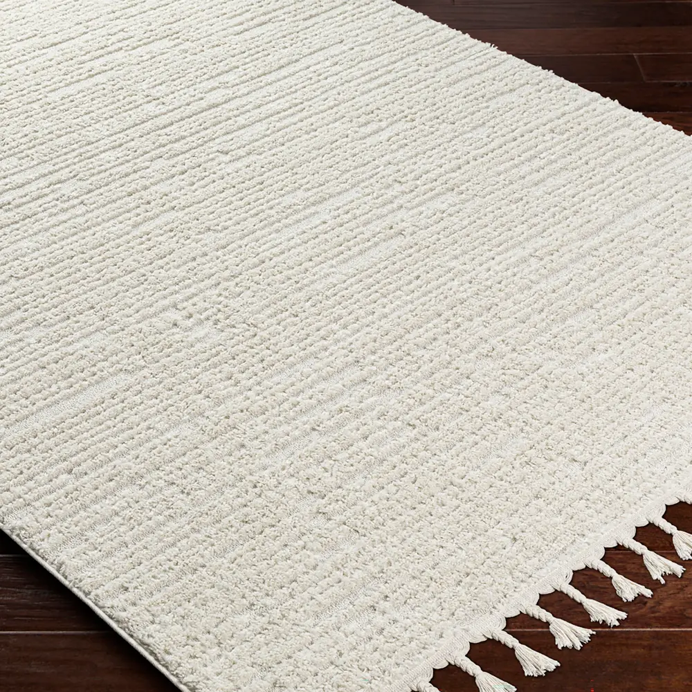 Tatum Scandi Global High Pile Ivory Rug - Image 5