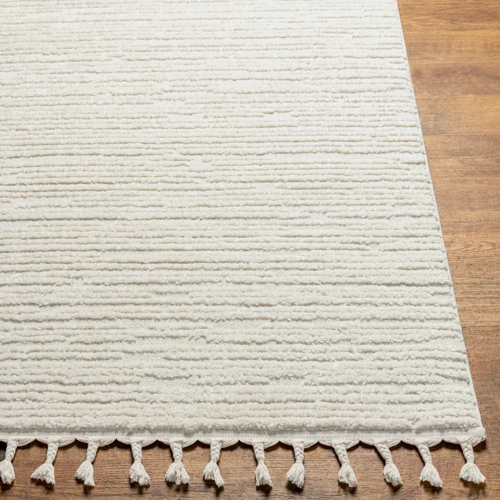 Tatum Scandi Global High Pile Ivory Rug - Image 8