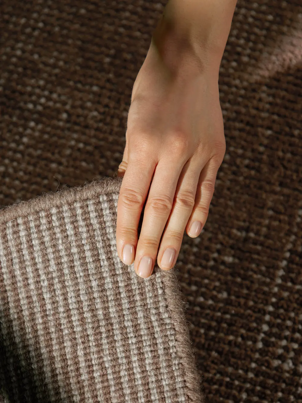 Ted Baker Greenwich Wool Rug Brown 106363 - Image 5