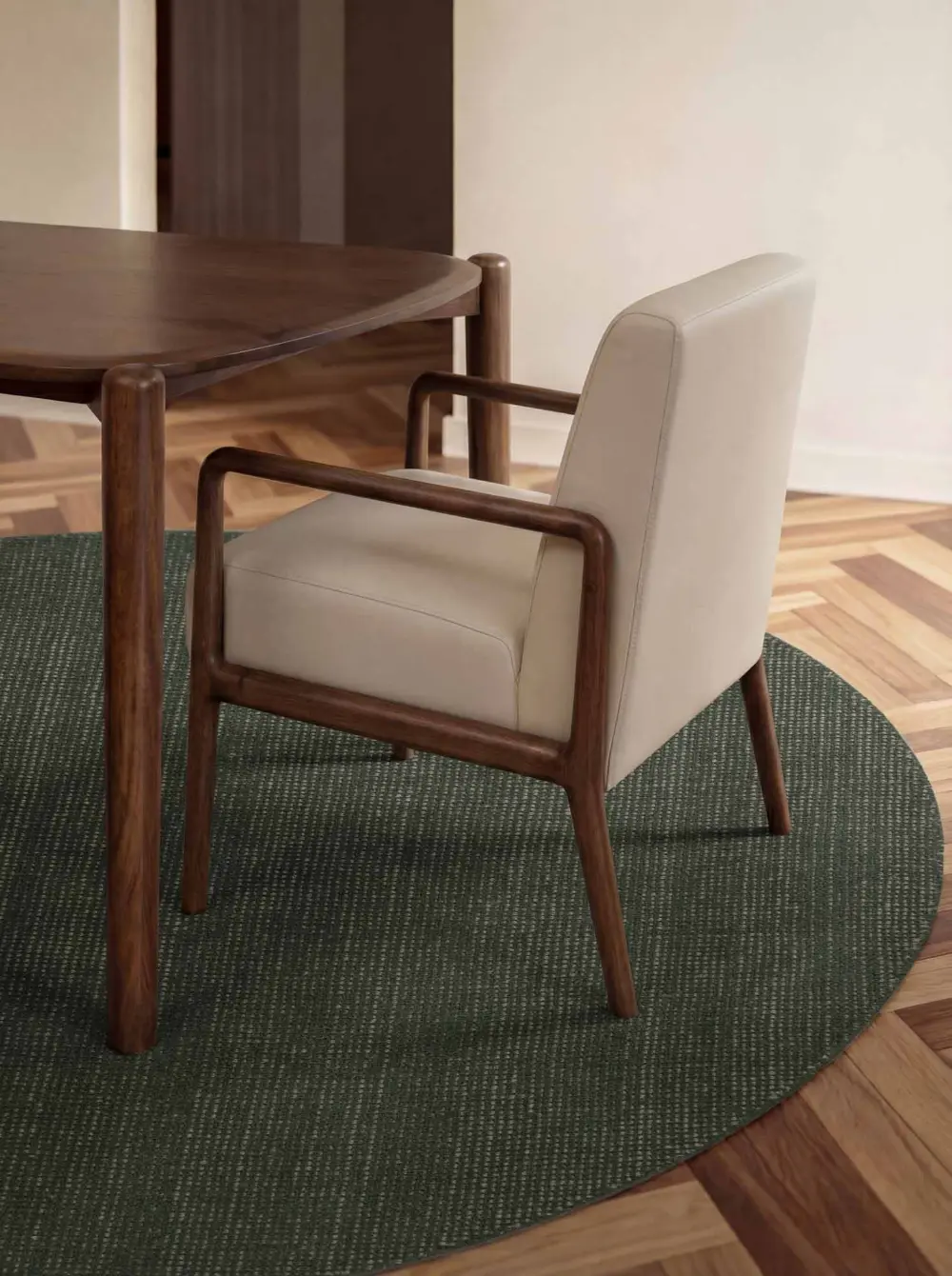 Ted Baker Greenwich Wool Rug Green 106364 - Image 3