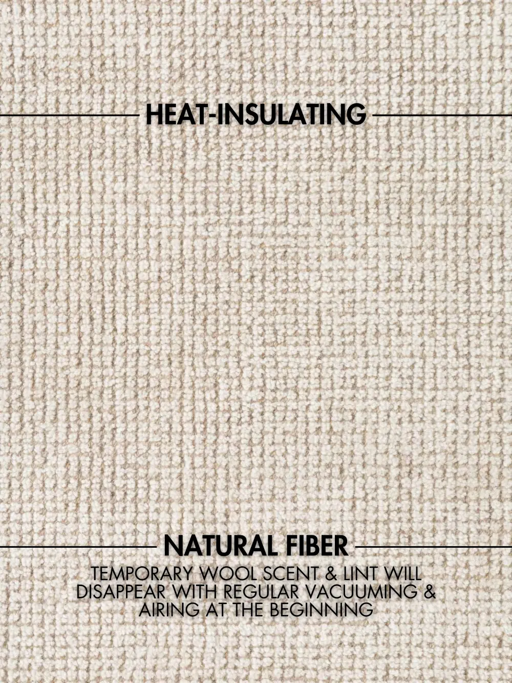 Ted Baker Greenwich Wool Rug Natural White 106361 - Image 4