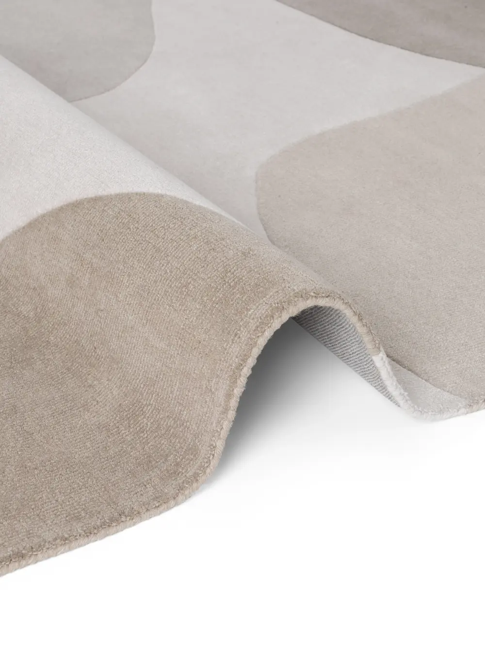 Ted Baker Hackney wool Rug Clarissa Beige Grey 106355 - Image 9
