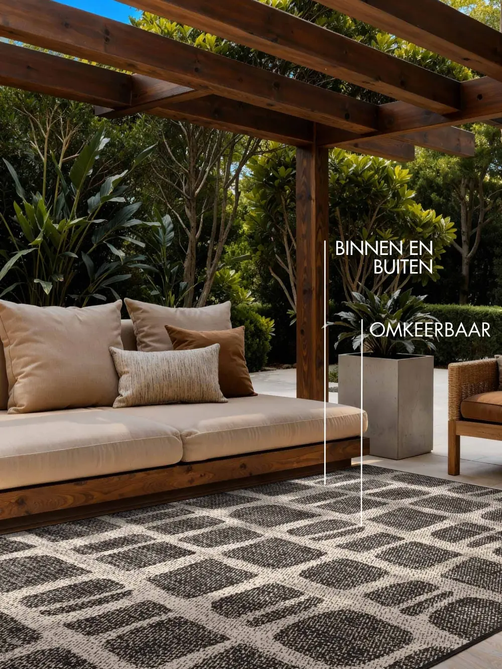 Ted Baker Haringey Black White Indoor Outdoor 106383 - Image 2