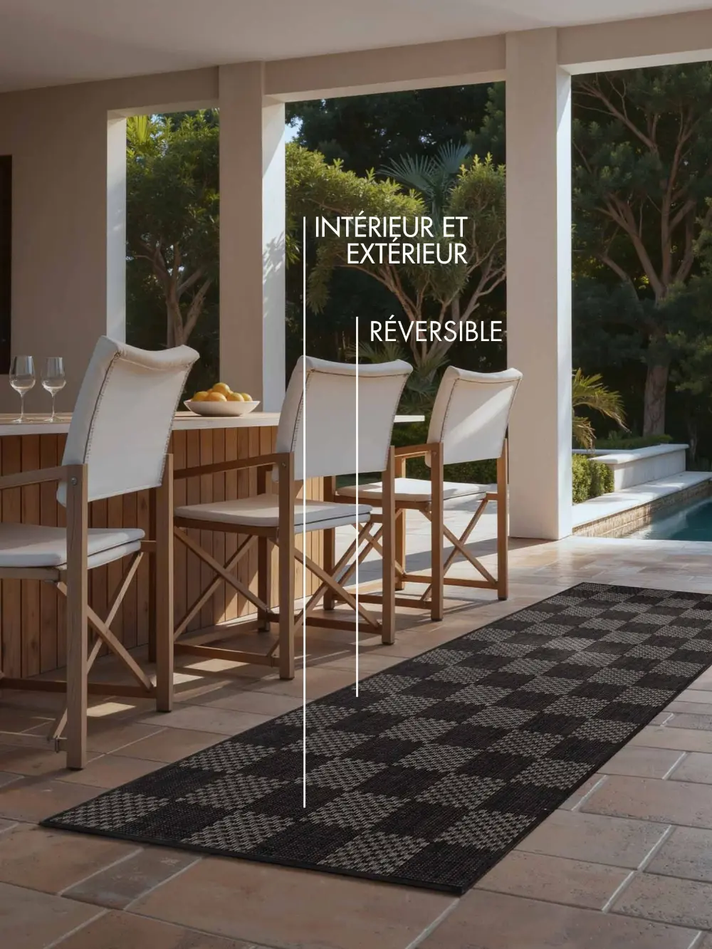 Ted Baker Haringey Black White Indoor Outdoor 106385 - Image 2