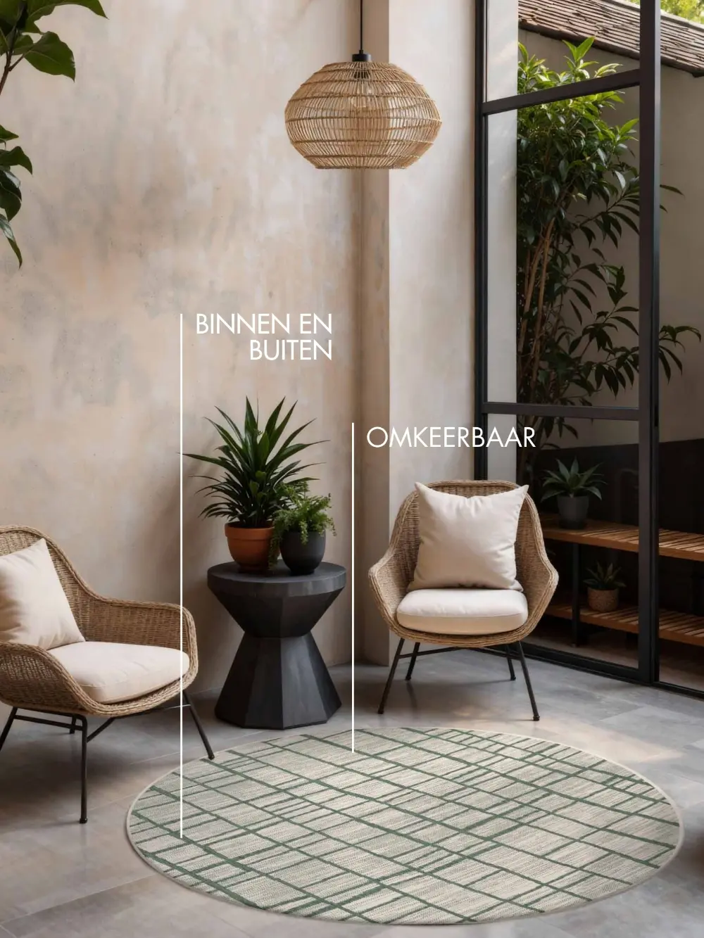 Ted Baker Haringey Green White Indoor Outdoor 106389 - Image 3
