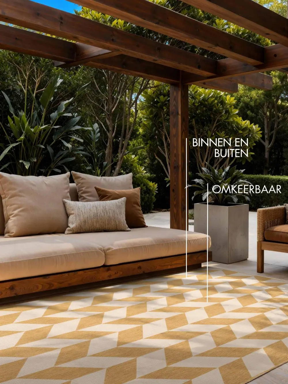 Ted Baker Haringey Ochre White Indoor Outdoor 106380 - Image 2