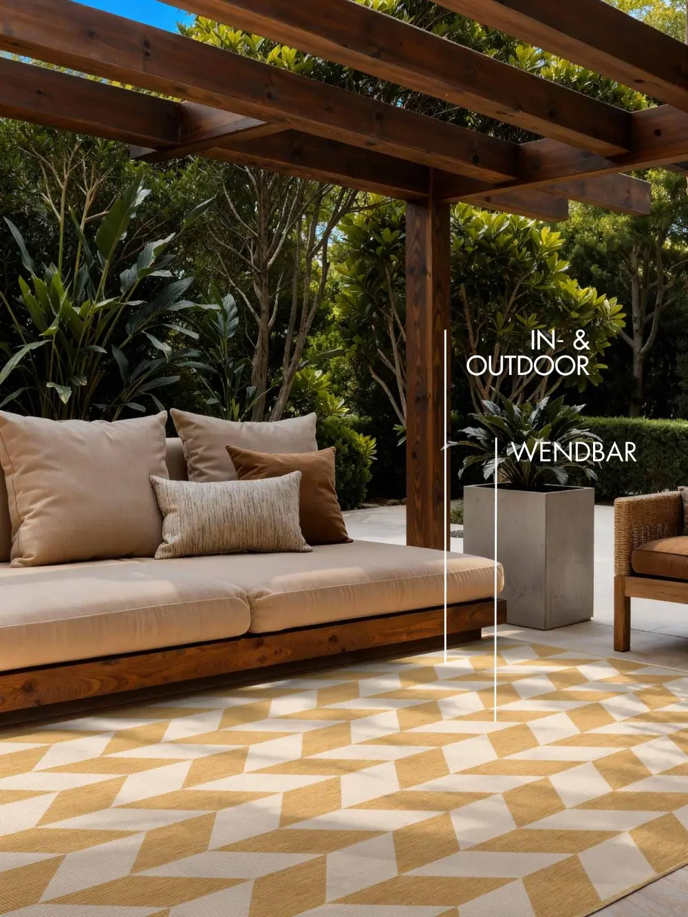 Ted Baker Haringey Ochre White Indoor Outdoor 106380 - Image 9