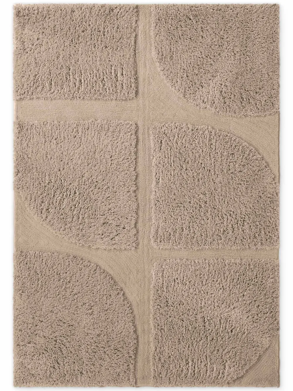 Ted Baker Lambeth High Pile Rug Jasper Beige 106370 - Image 8