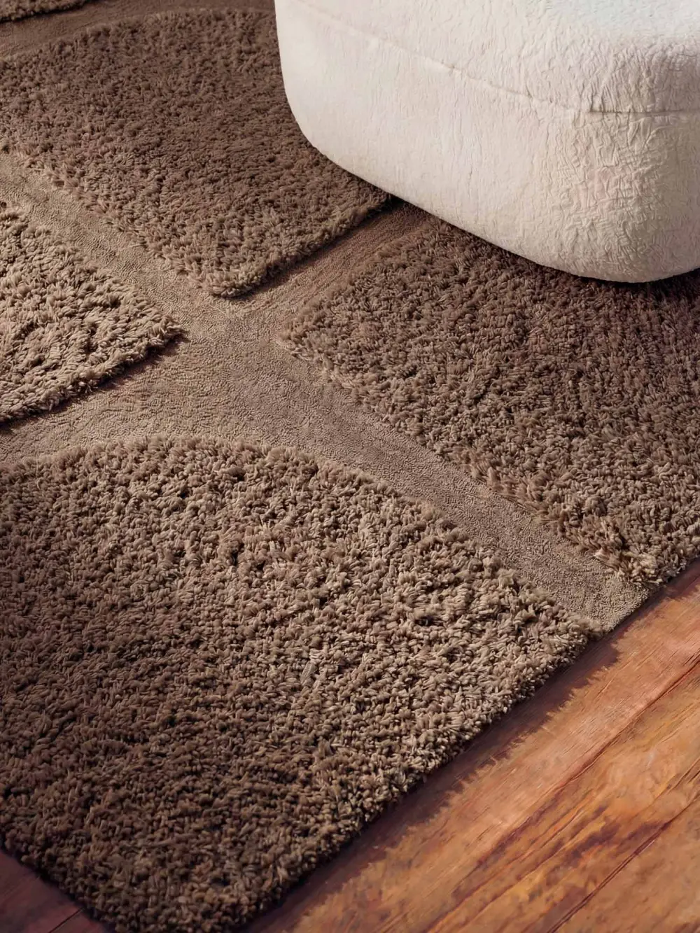 Ted Baker Lambeth High Pile Rug Jasper Brown 106369 - Image 6