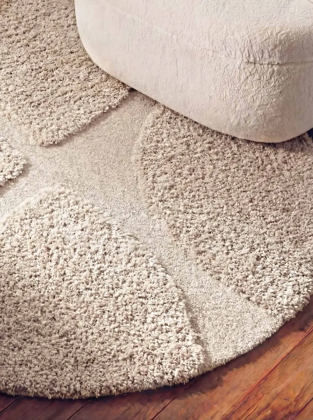 Ted Baker Lambeth High Pile Rug Jasper Cream 106371 - Image 3