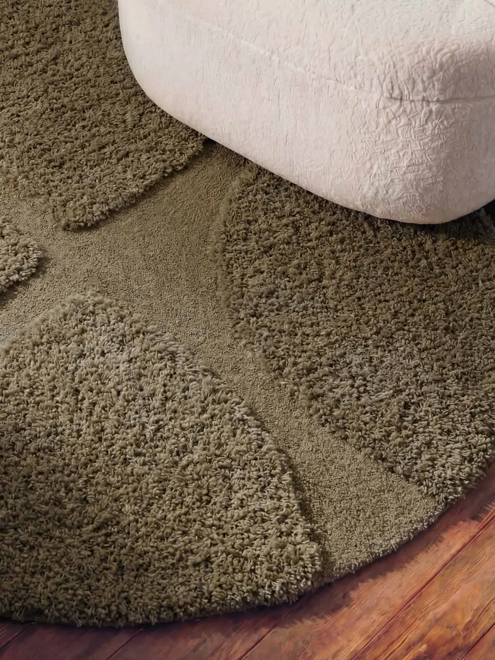 Ted Baker Lambeth High Pile Rug Jasper Green 106368 - Image 6
