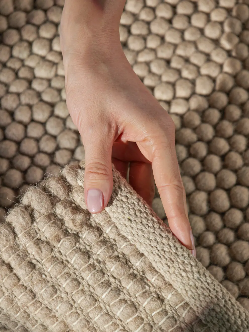 Ted Baker Richmond Woolen Rug Diana Beige 106367 - Image 5
