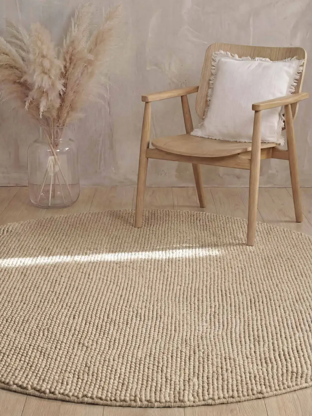 Ted Baker Richmond Woolen Rug Diana Light Beige 106366 - Image 10
