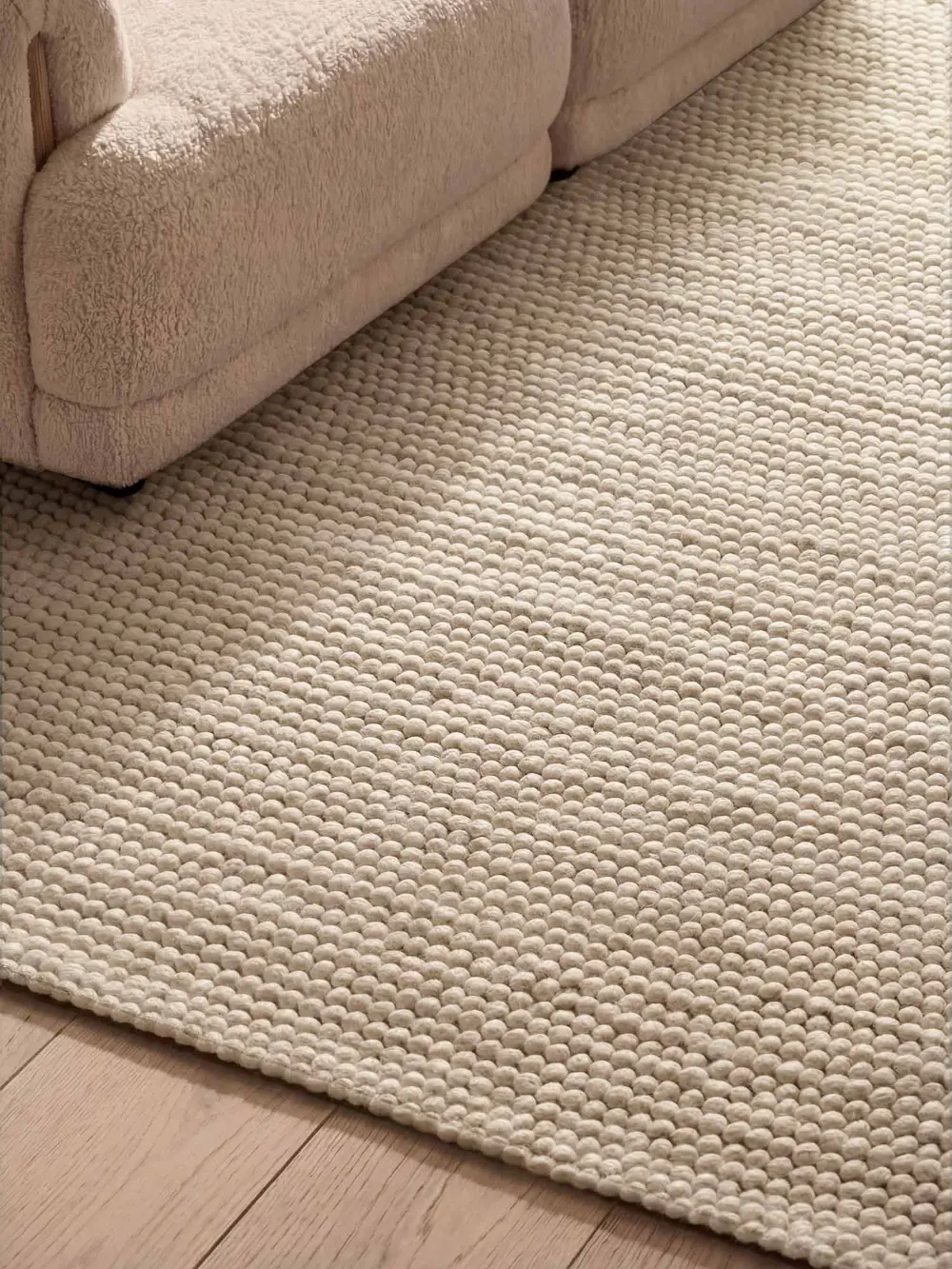 Ted Baker Richmond Woolen Rug Diana Natural White 106365 - Image 3