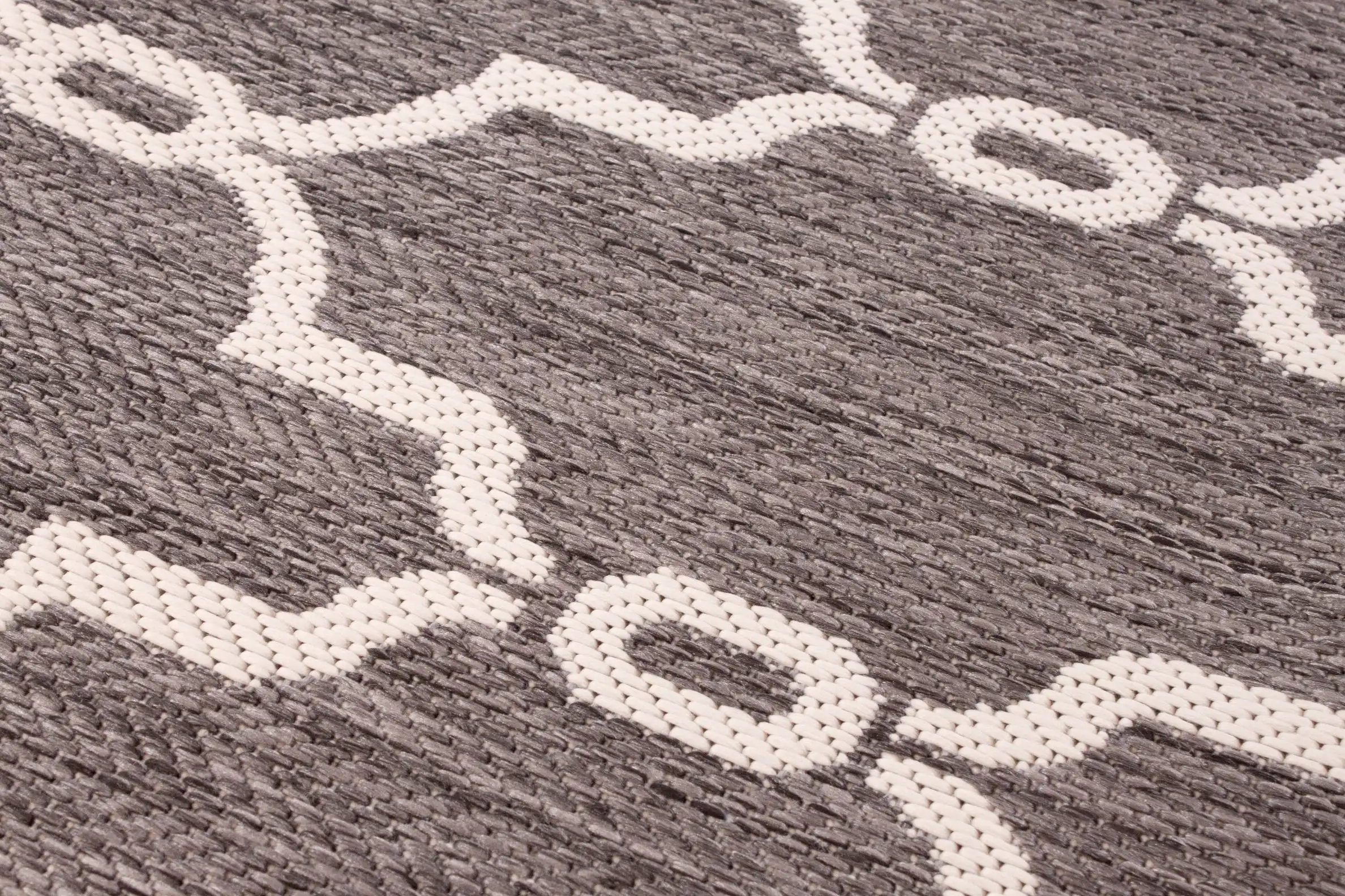Terrace Outdoor Spanish Tile Grey Rug - Image 3