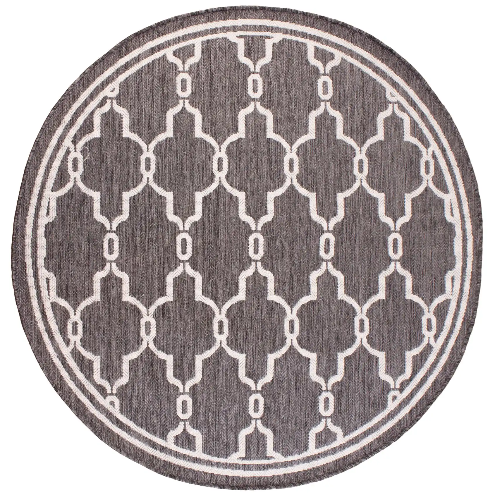 Terrace Outdoor Spanish Tile Grey Rug - Image 5