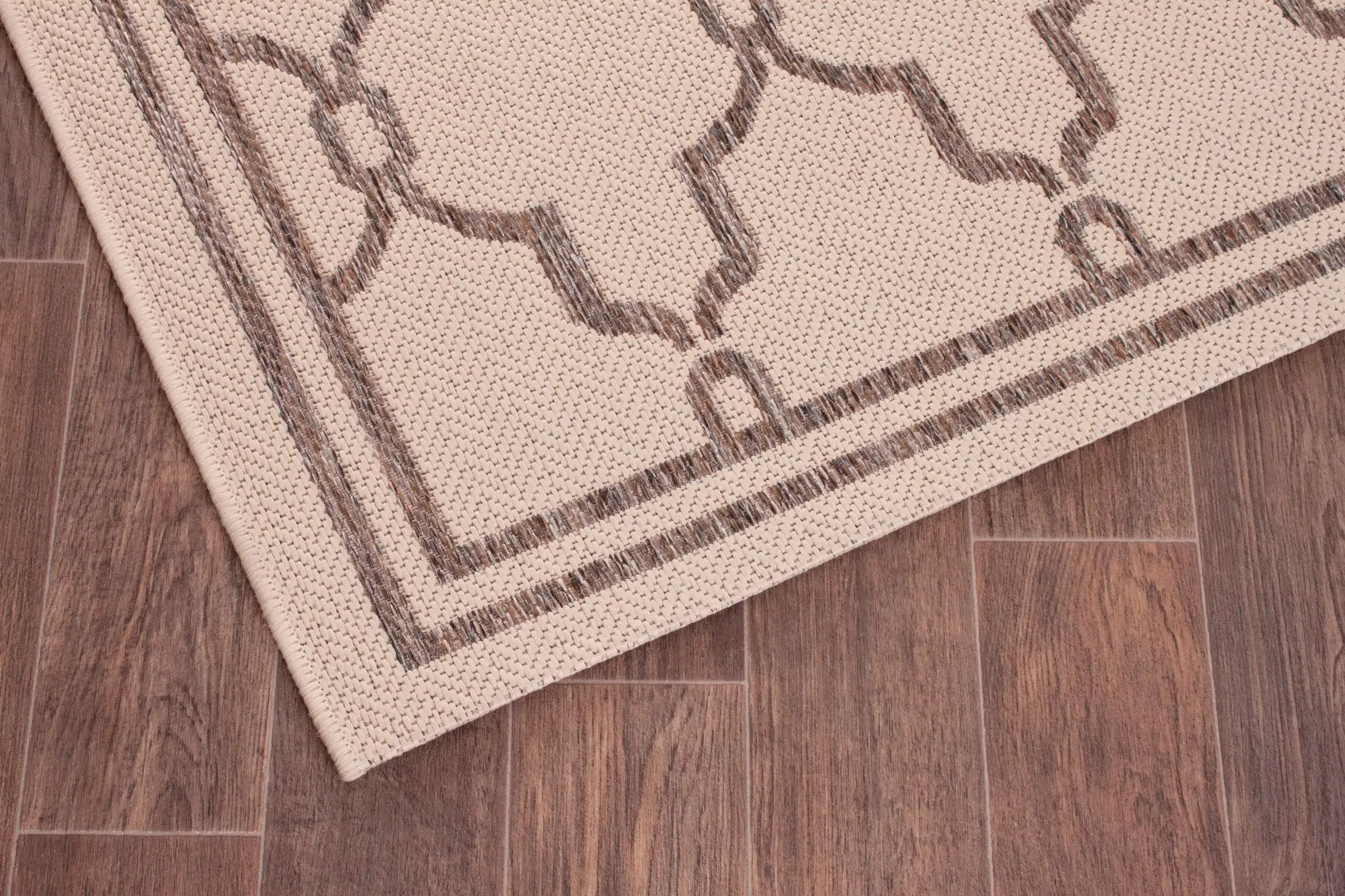 Terrace Outdoor Spanish Tile Natural Rug - Image 3
