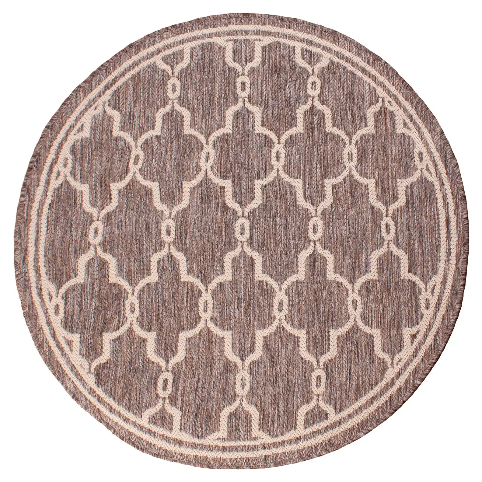 Terrace Outdoor Spanish Tile Taupe Rug - Image 4