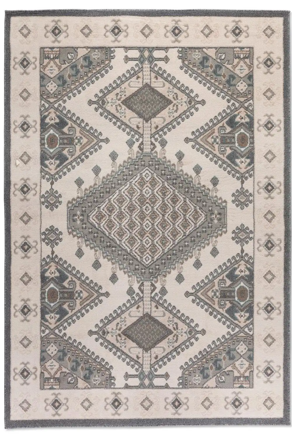 Terrain 106004 Cream Grey Rug - Image 6